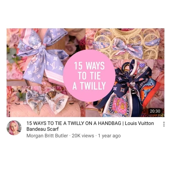 3️⃣3/25 Bag twilly, multipurpose head/neck scarf - Picture 5 of 5